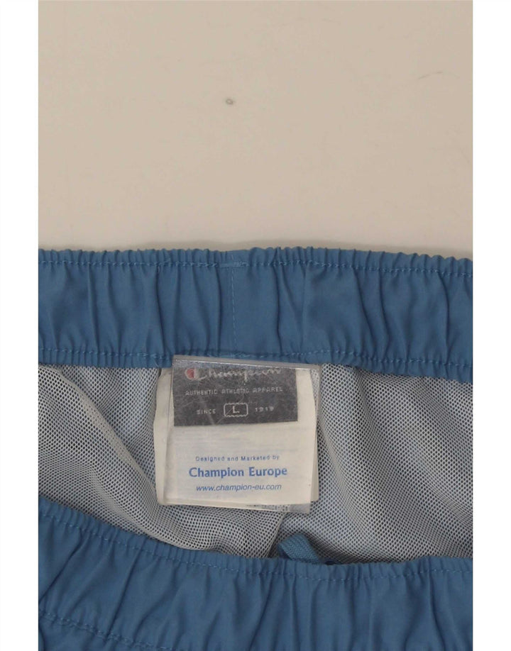 Champion Short de Sport Homme Grand Bleu Polyester