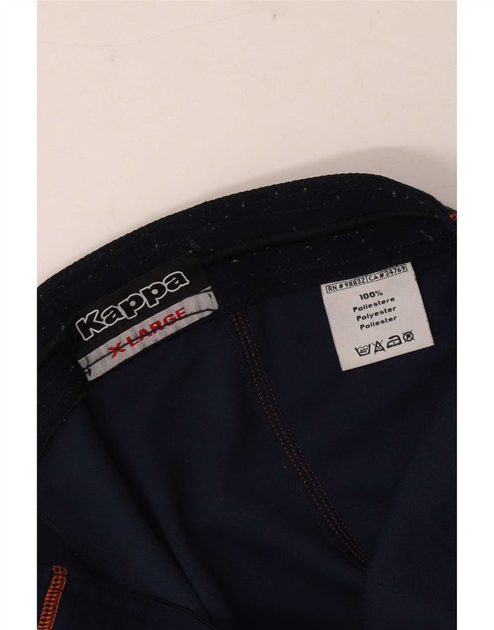 Kappa Pantalon de Survêtement Homme XL Bleu Marine Polyester