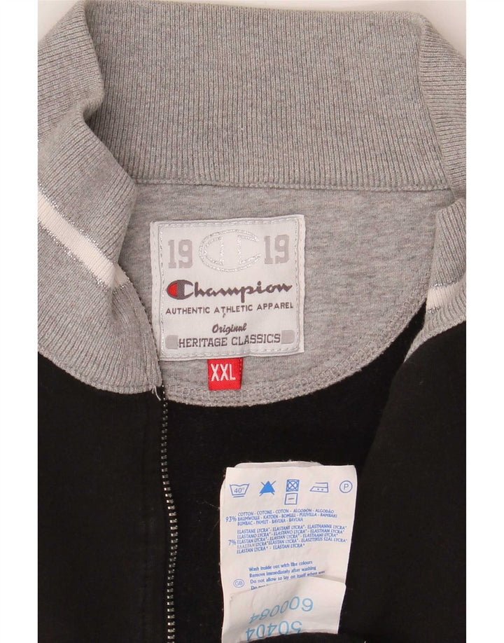 Champion Veste de survêtement Heritage Classics pour femme UK 20 2XL Noir
