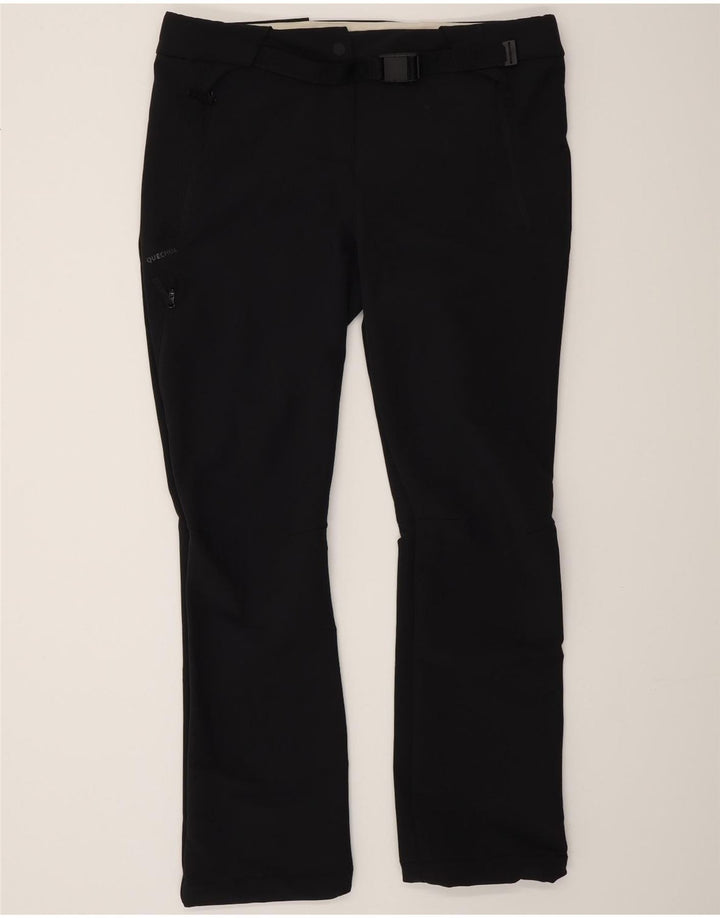 Decathlon Pantalon Cargo Bootcut Femme Large W38 L31 Noir Polyester