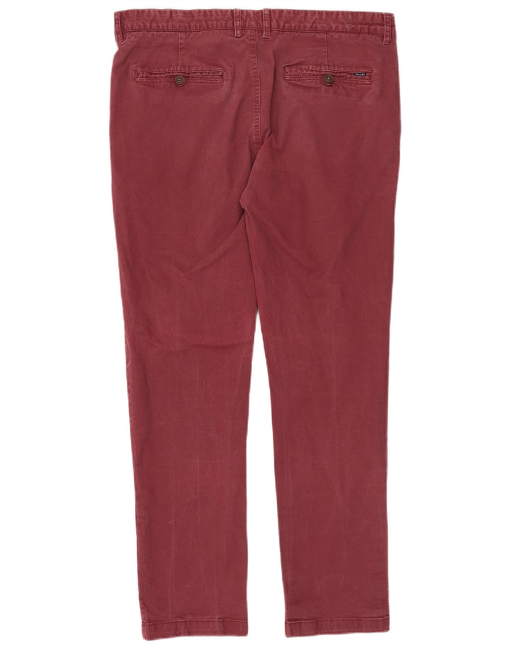 JOULES Pantalon Chino Slim Homme W36 L32 Coton Bordeaux