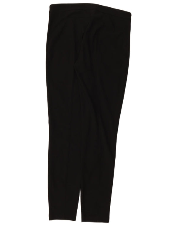 Benetton Pantalon décontracté skinny pour femme UK 12 Medium W32 L30 Noir Polyester