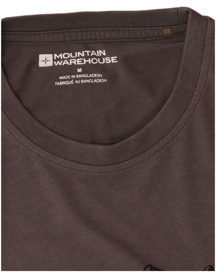 MOUNTAIN WAREHOUSE T-Shirt Graphique Homme Gris Moyen