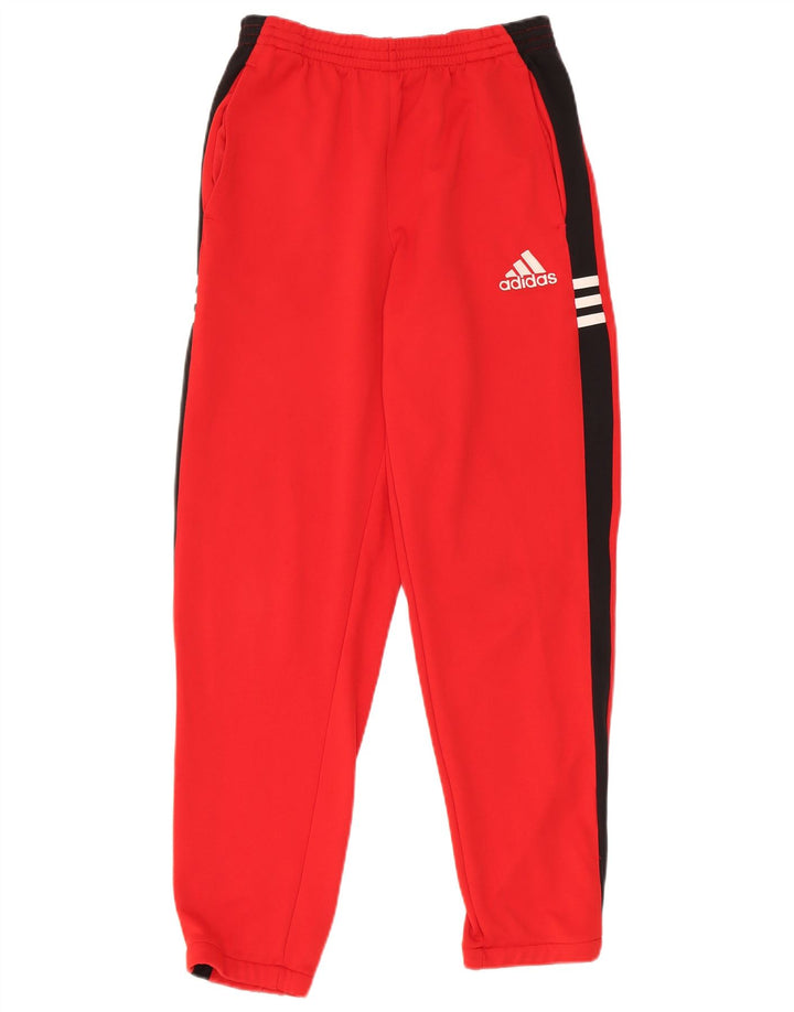 Adidas Pantalon de Survêtement Garçon 13-14 ans Rouge Colorblock Polyester