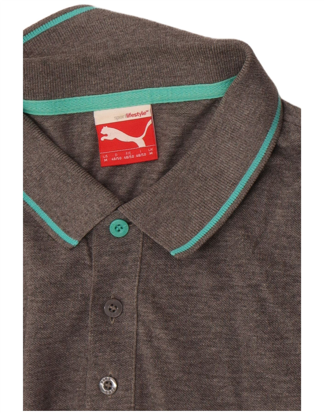 Puma Polo Homme Gris Moyen