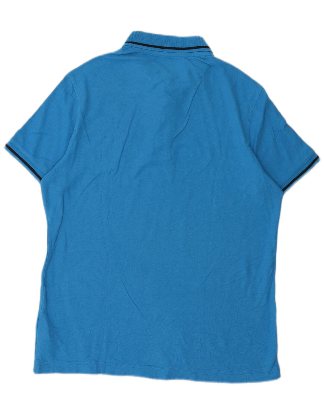 Lotto Polo Homme Bleu Moyen Coton