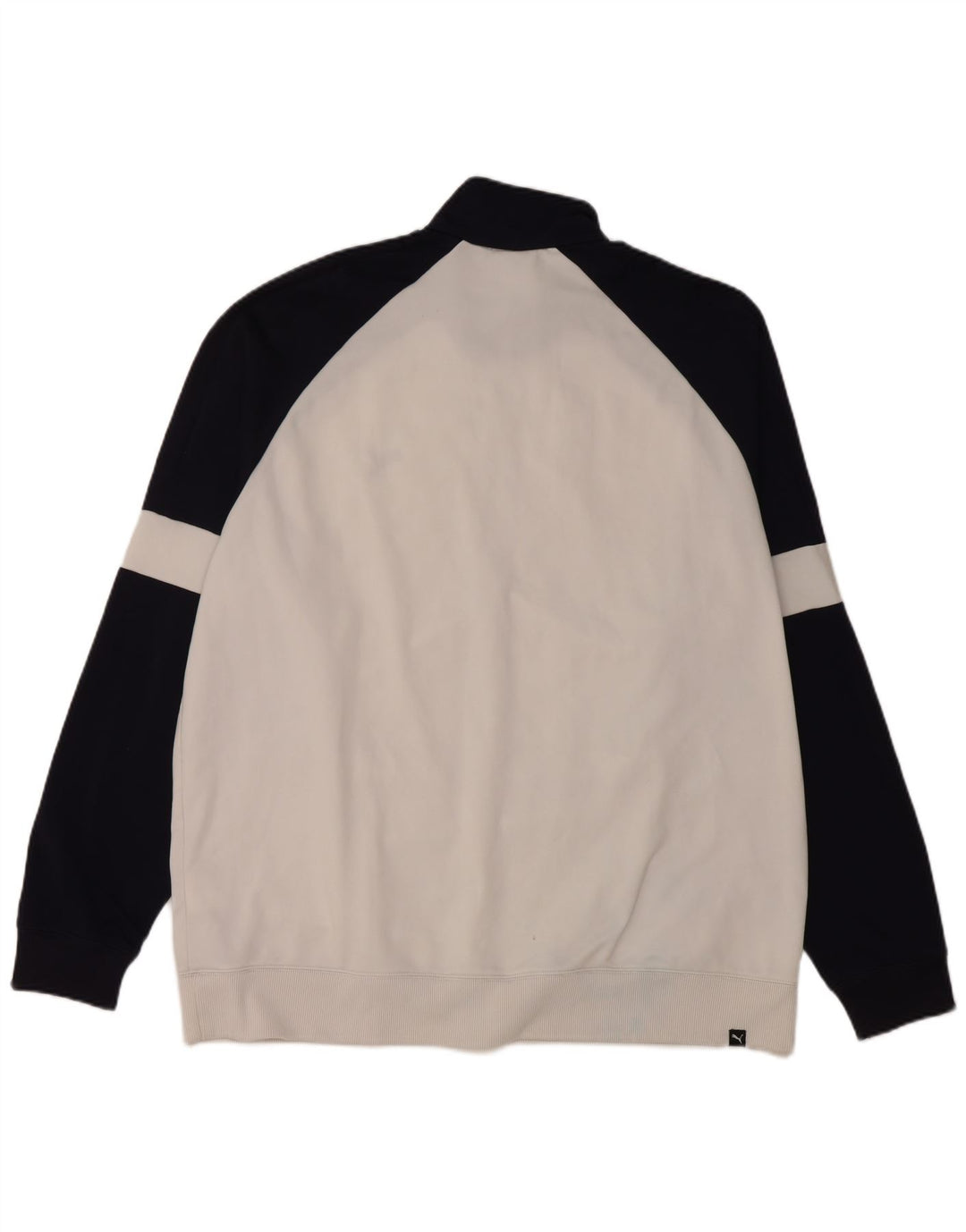PUMA Veste de survêtement pour homme 2XL Bleu marine Colorblock Polyester
