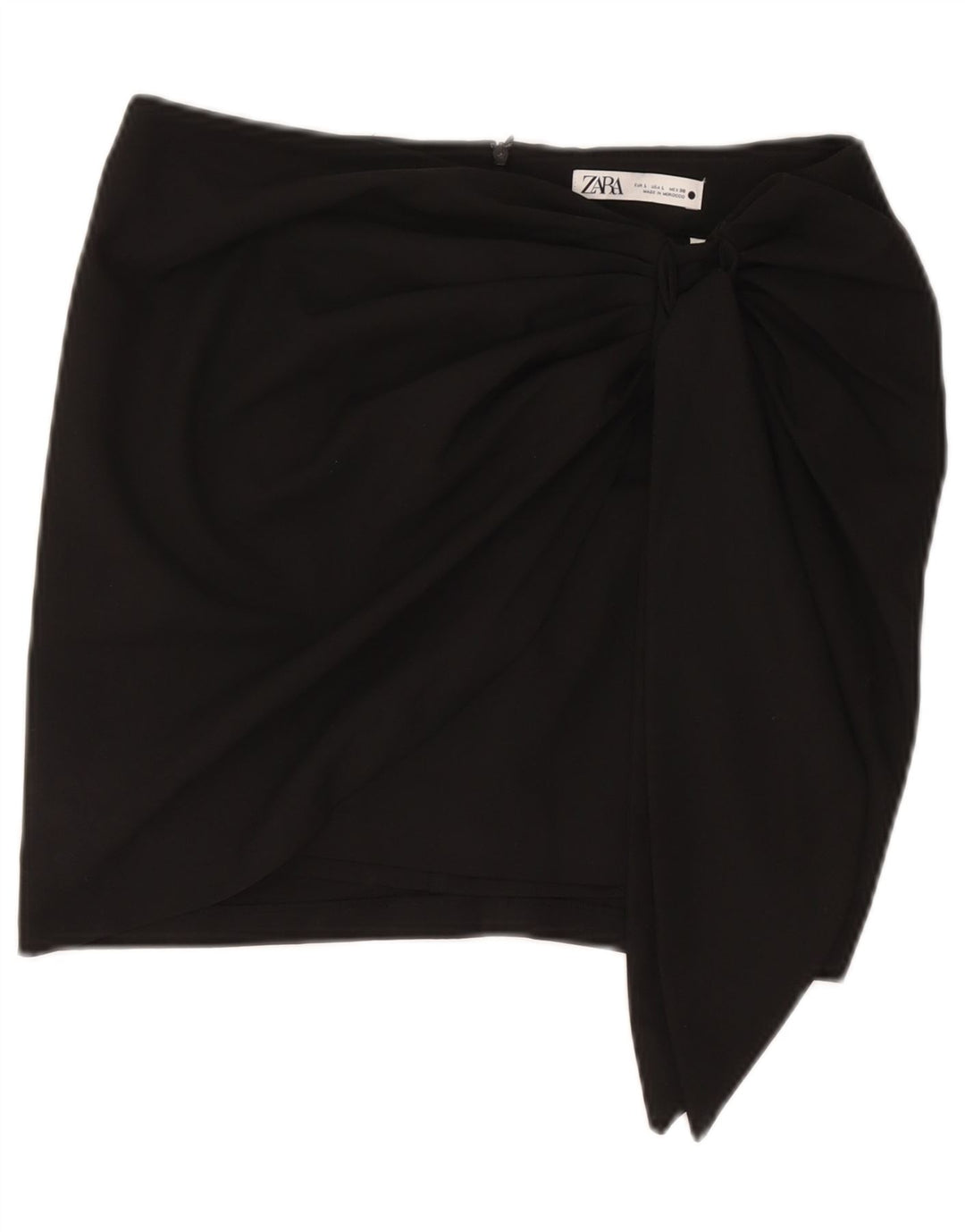 Zara Femme Mini Jupe Large W30 Noir