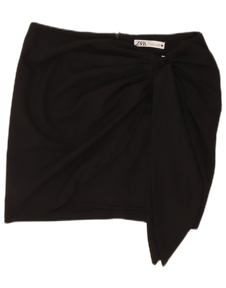 Zara Femme Mini Jupe Large W30 Noir