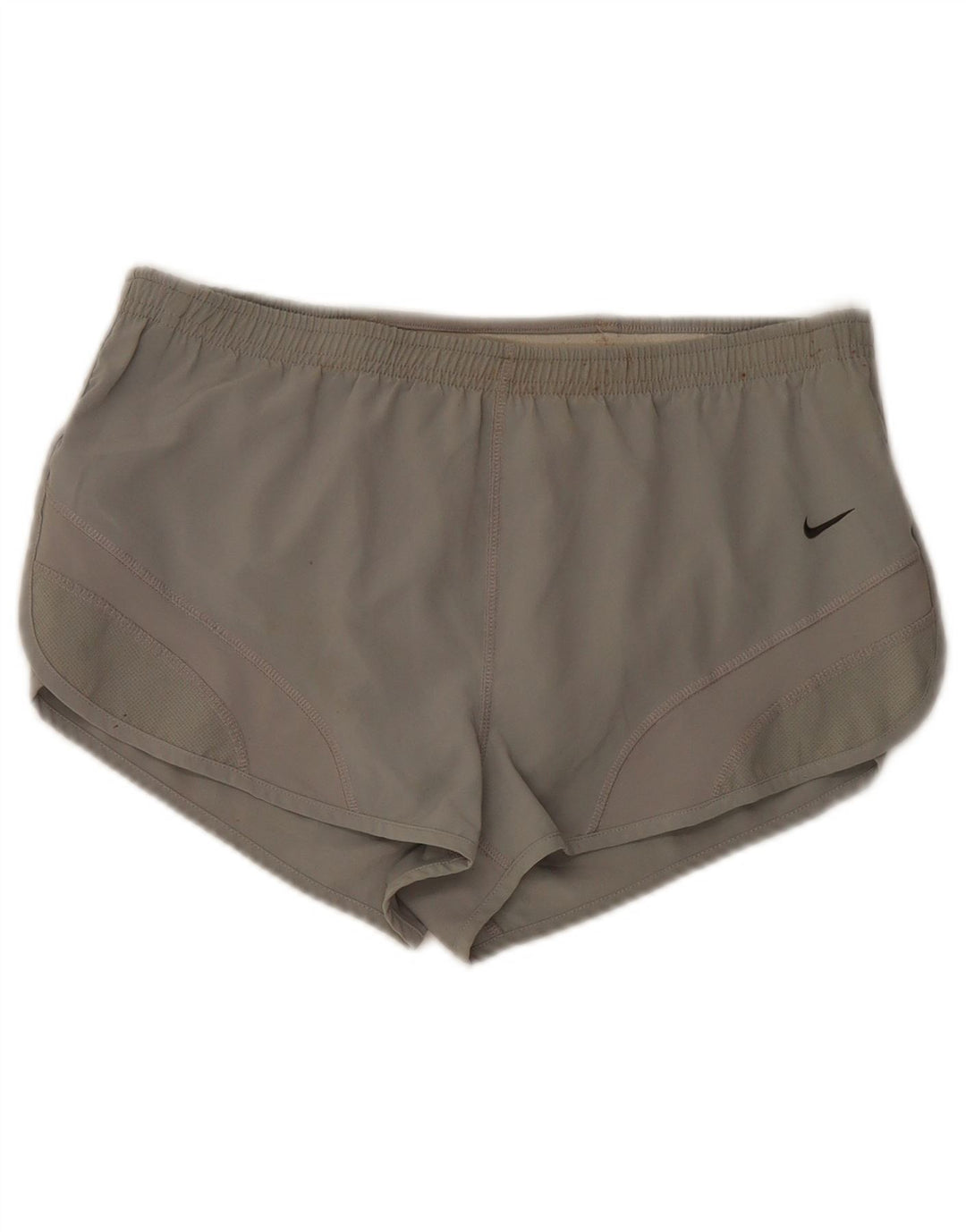 Nike Short de sport Dri Fit pour femme UK 10 Petit Gris Polyester