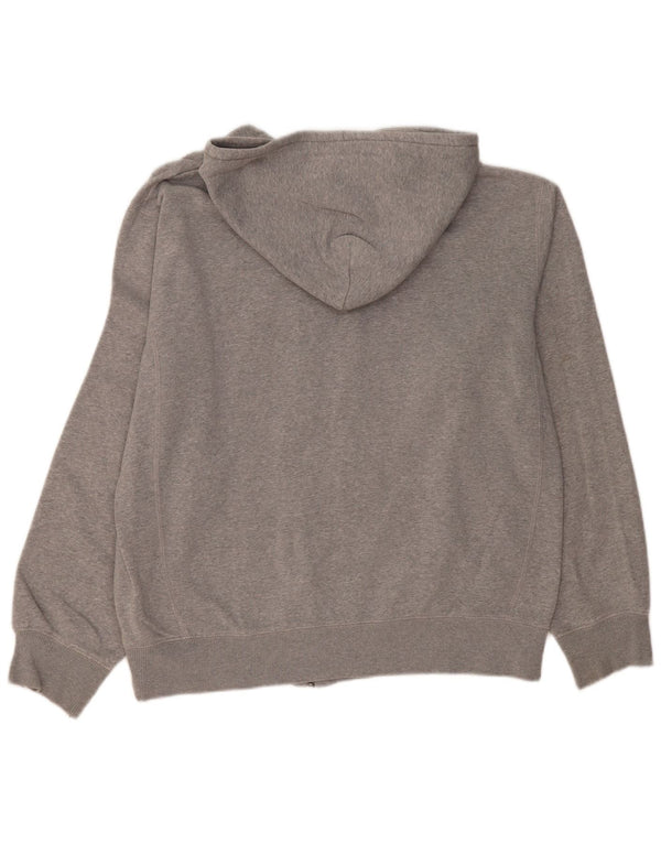 NIKE Pull à capuche zippé pour homme XL en coton gris