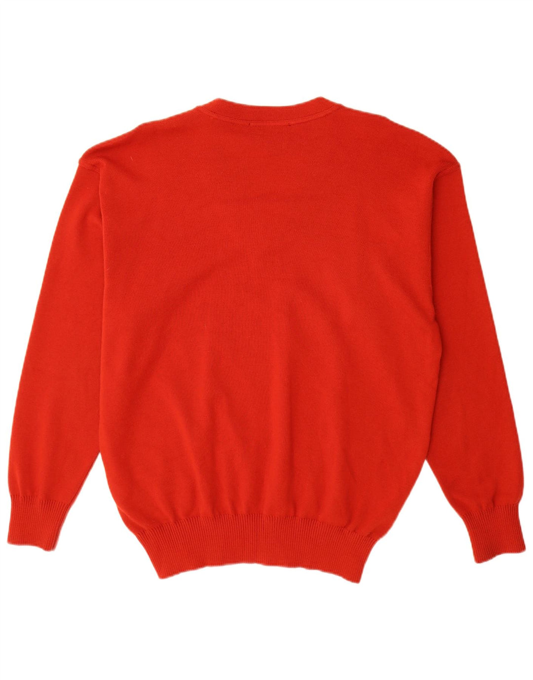 Amerigo Vespucci Pull col V Homme XL Laine Rouge