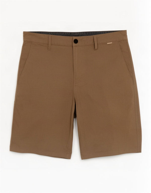 Hurley Short Chino Homme W30 Beige Moyen Polyester