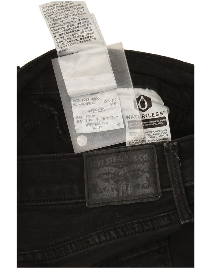 Levi's Jean 314 Shaping Straight Femme Noir Coton W29 L30