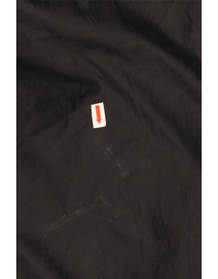Adidas Veste coupe-vent à capuche pour homme UK 44 2XL Noir Polyester