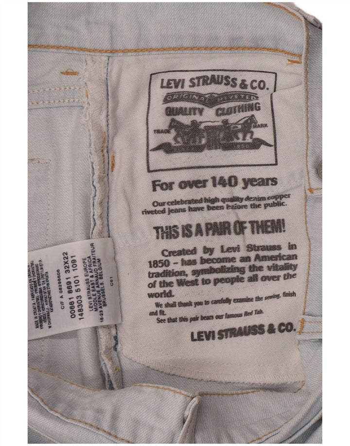 Levi's Jupe en Jean Femme W32 Large Bleu Coton