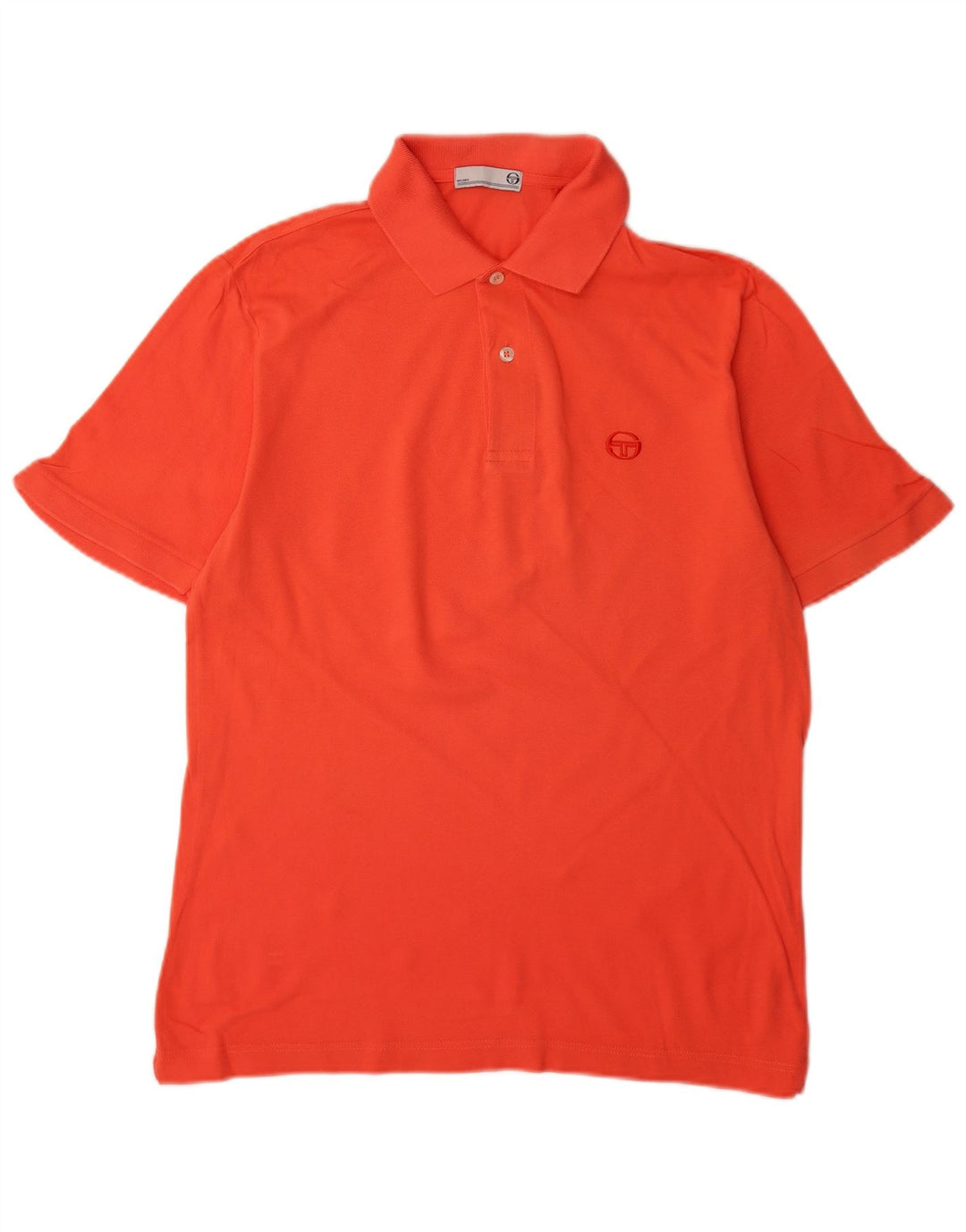 SERGIO TACCHINI Polo Homme IT 48 Orange Moyen Coton