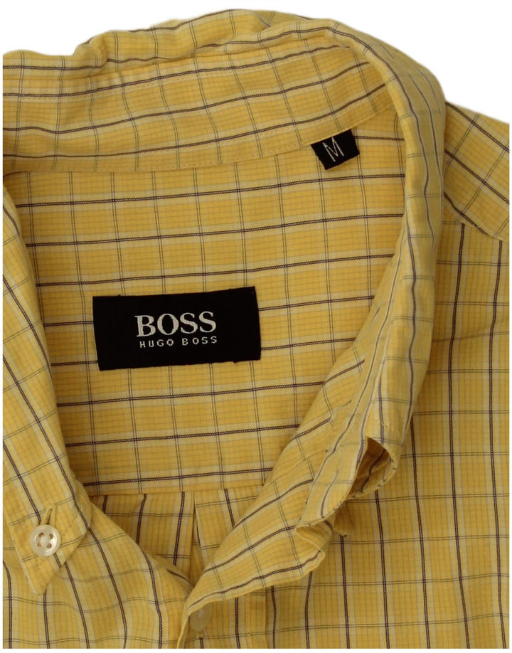 Hugo Boss Chemise à carreaux jaune moyen |