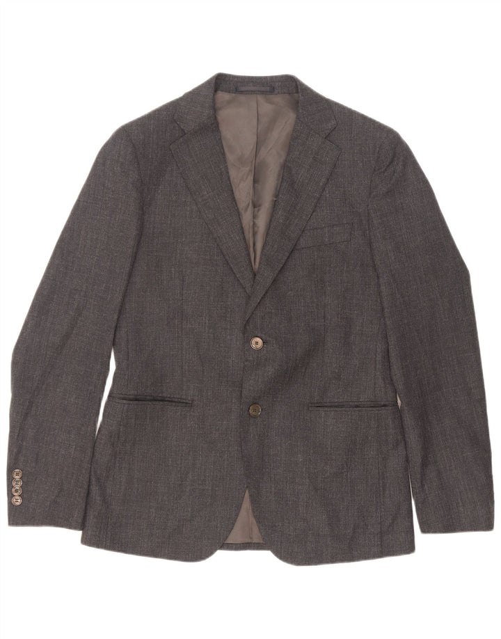 Coveri Veste Blazer 2 Boutons Homme IT 48 Gris Moyen Polyester