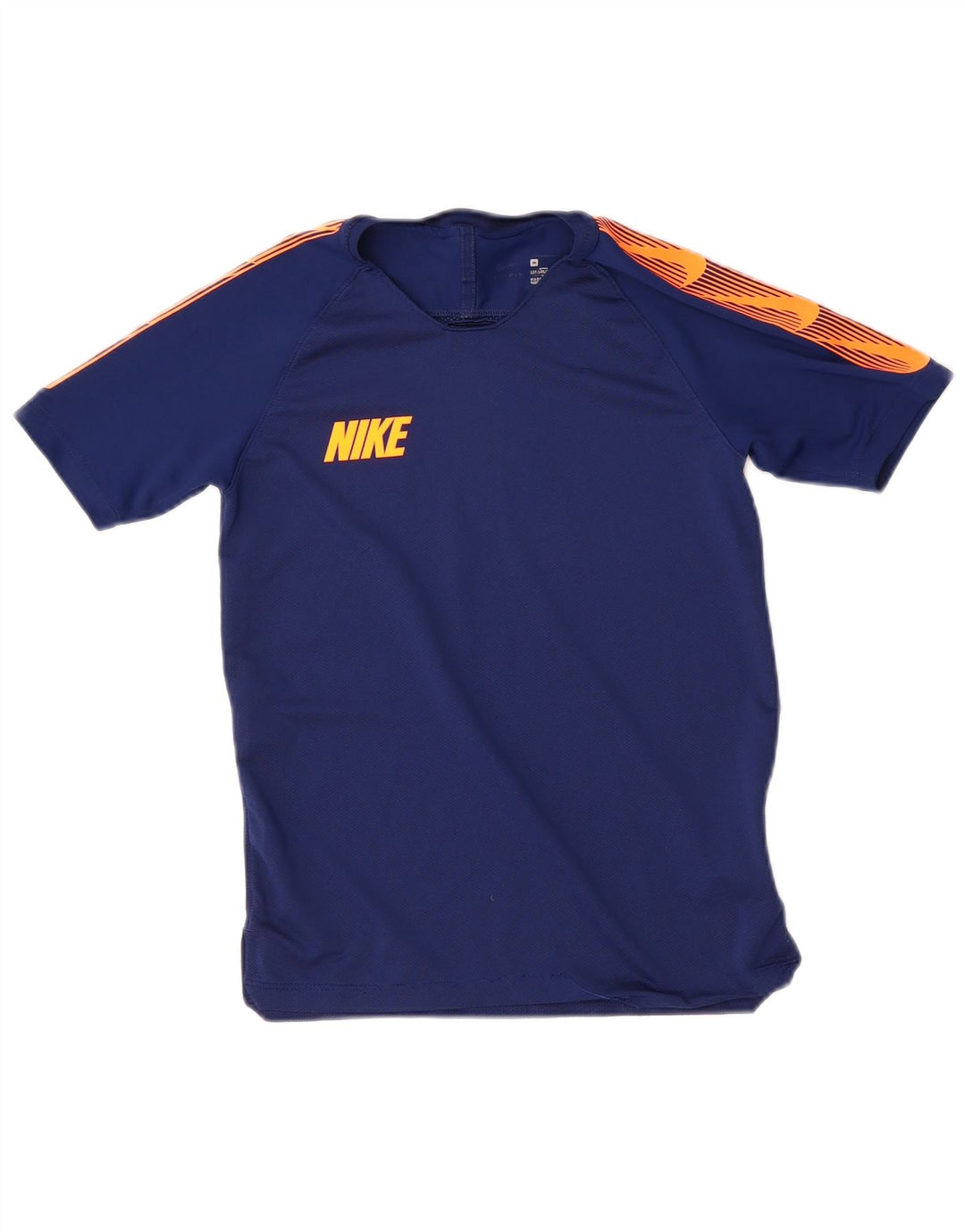 NIKE Haut T-Shirt Graphique Garçon 10-11 ans Bleu Marine Moyen Colourblock