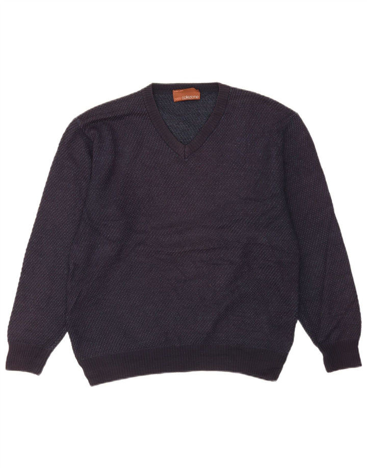 Marks & Spencer Pull col V pour homme Petit Bleu marine