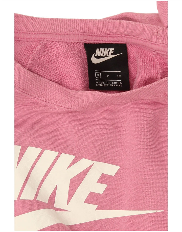 Nike Sweat-shirt graphique pour femme UK 10 Petit Rose