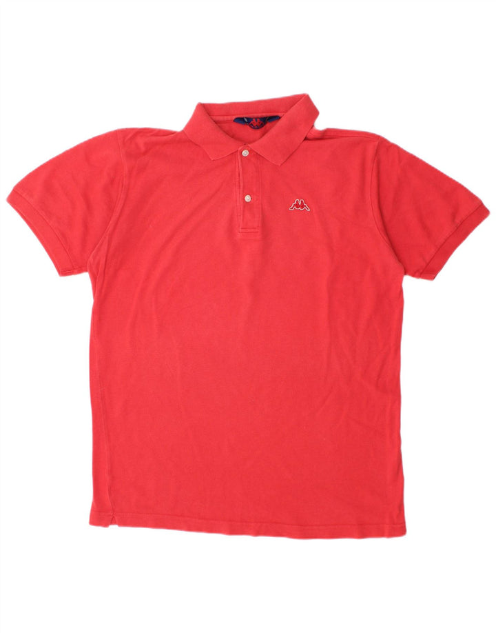 Kappa Polo Homme Rouge Moyen Coton