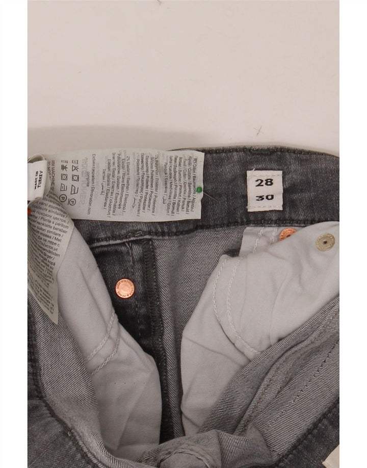 JACK & JONES Jean Slim Homme W28 L30 Gris Coton