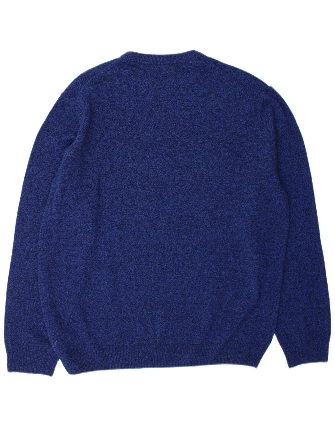 Marks & Spencer Pull col rond pour homme en laine bleue 2XL