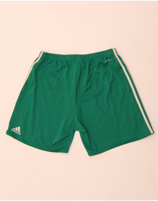 Adidas Short de sport de football irlandais pour homme, grand vert, polyester