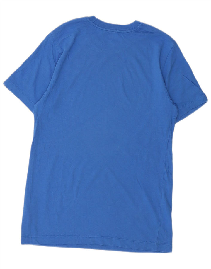 NIKE T-shirt graphique pour hommes, petit, bleu, coton