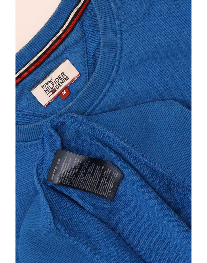 Tommy Hilfiger Sweat-Shirt Graphique Homme Bleu Moyen Coton