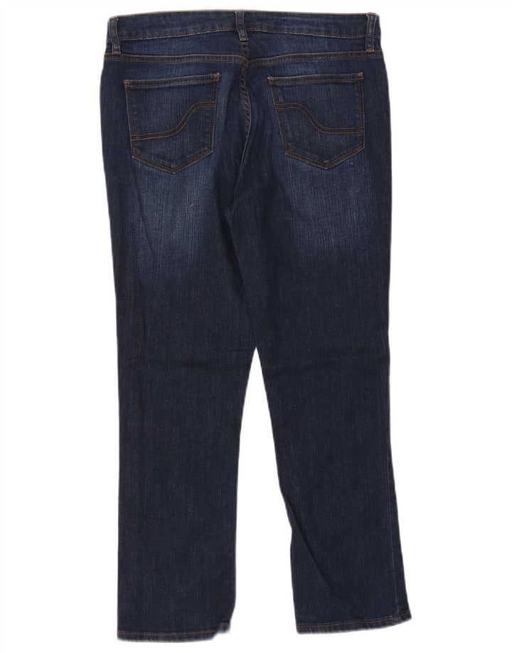 Fat Face Jean slim court pour femme UK 10 Small W30 L24 Bleu Coton