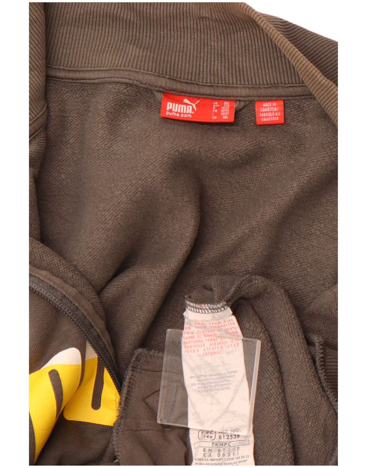 PUMA Veste de survêtement graphique pour homme 2XL Gris Coton