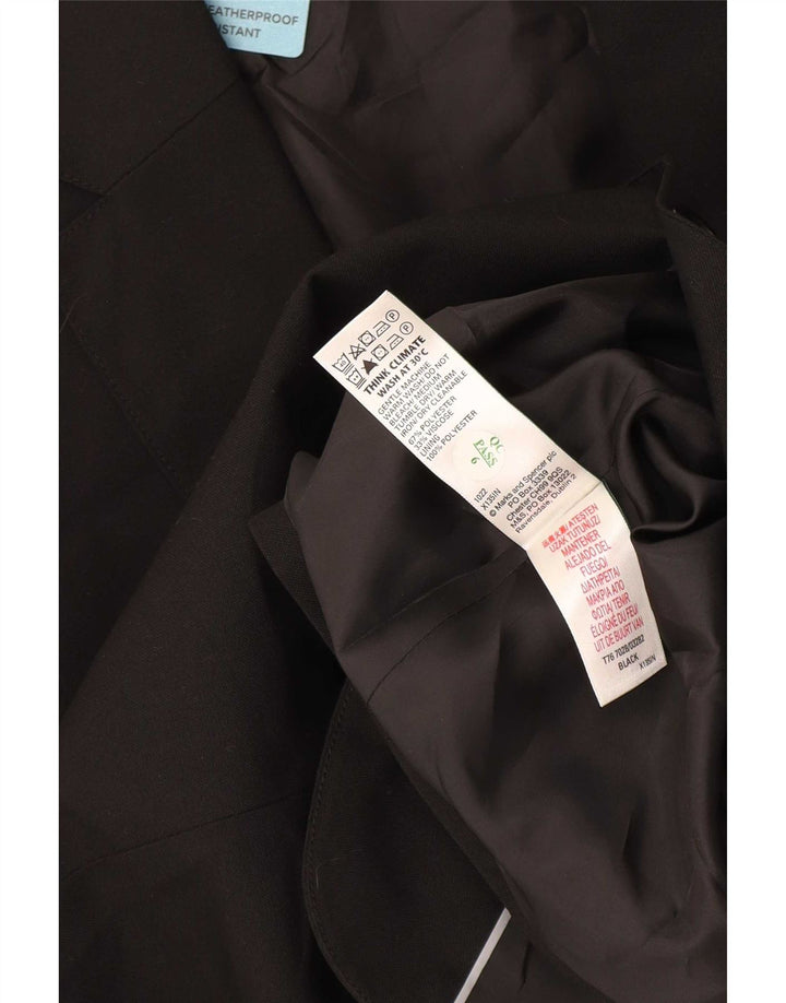 Marks & Spencer Veste blazer coupe classique à 2 boutons pour garçon 15-16 ans Noir