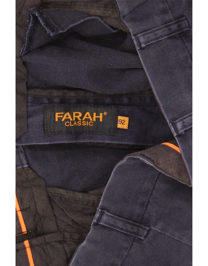Farah Short Chino Classique Homme W36 Large Bleu Marine
