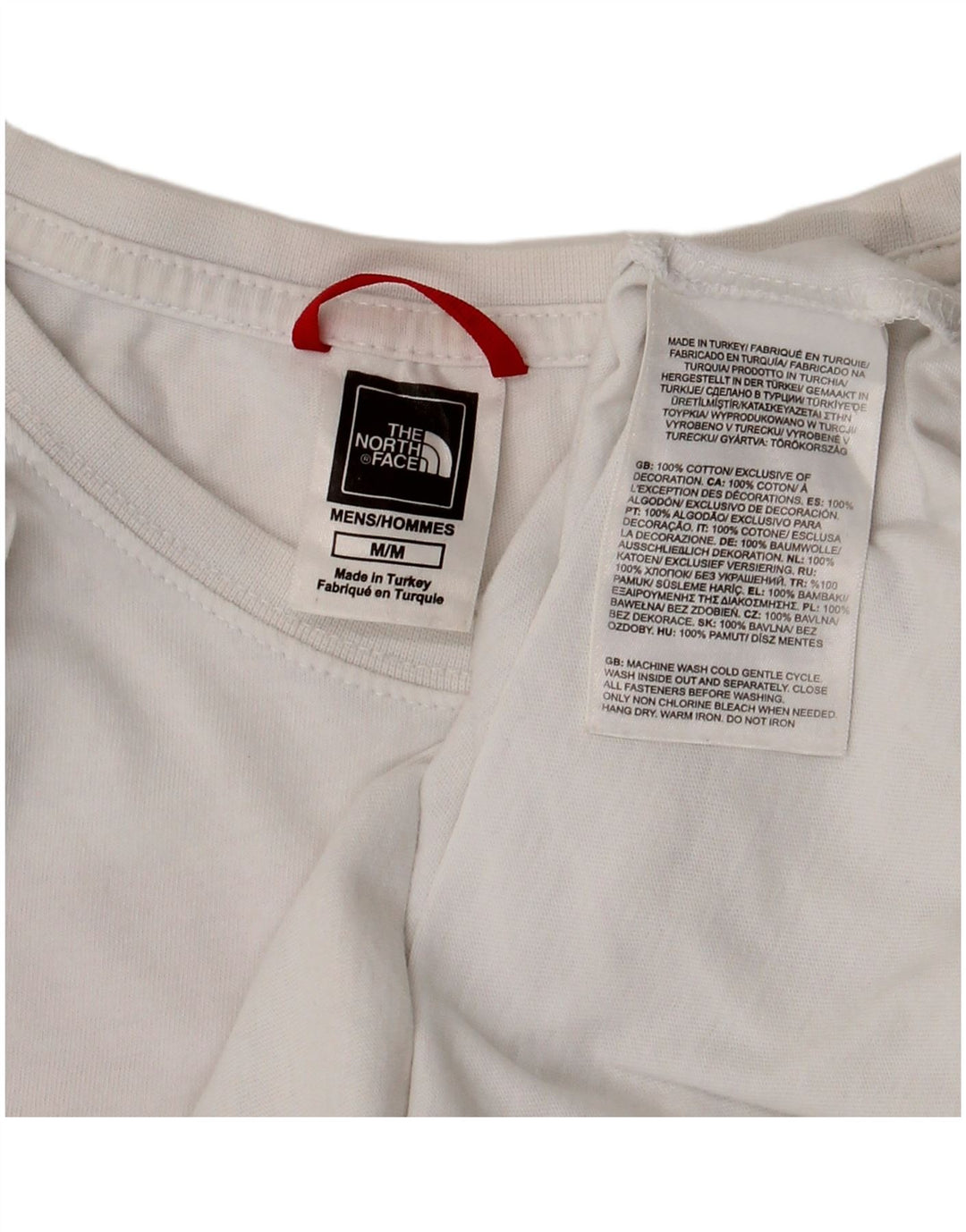 THE NORTH FACE T-shirt graphique pour homme en coton blanc moyen