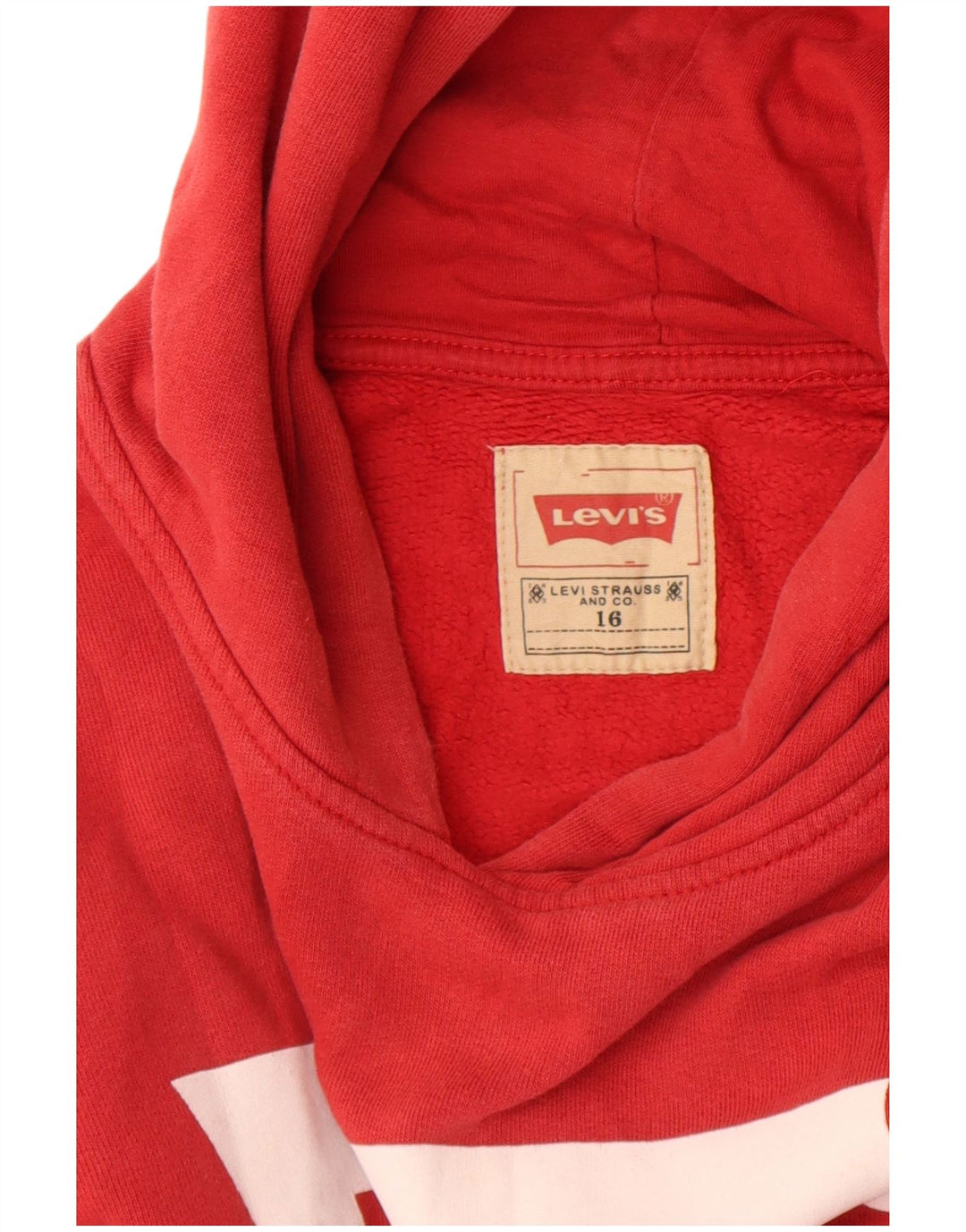 Levi's Pull à capuche graphique garçon 15-16 ans Rouge