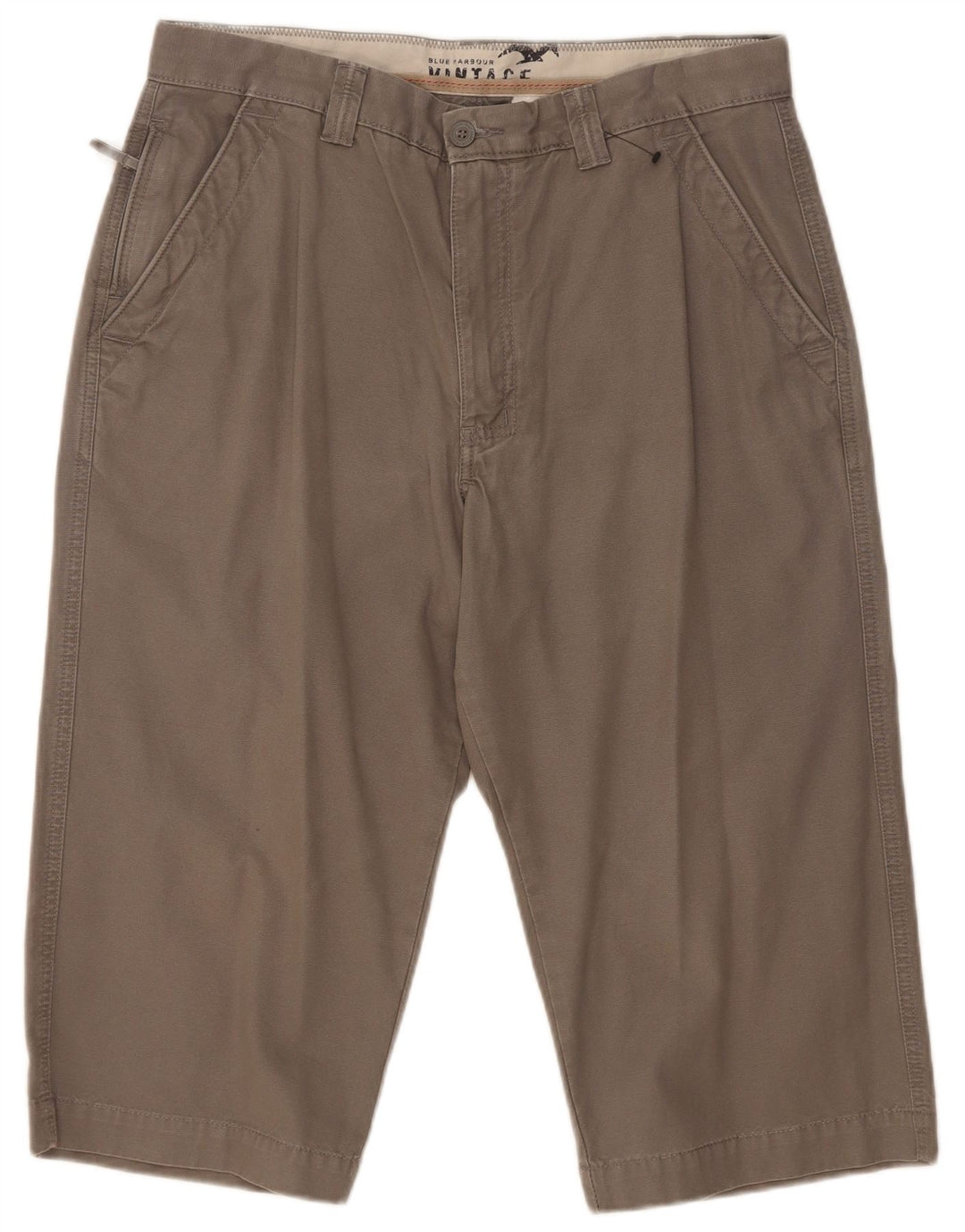 Marks & Spencer Bermuda vintage pour homme W32 en coton gris moyen