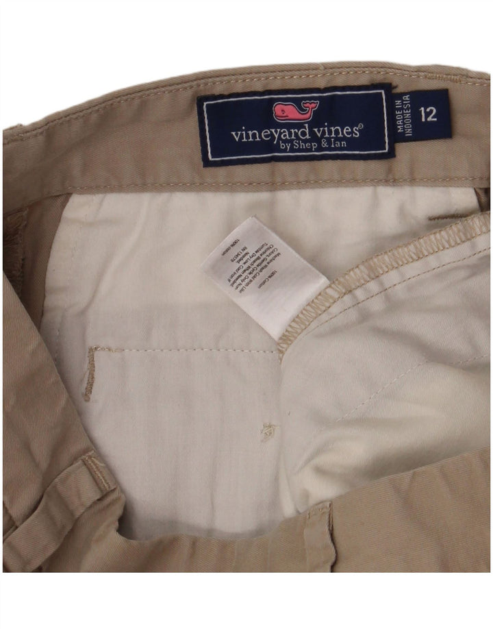 VINEYARD VINES Short Chino Garçon 11-12 ans W25 Coton Beige