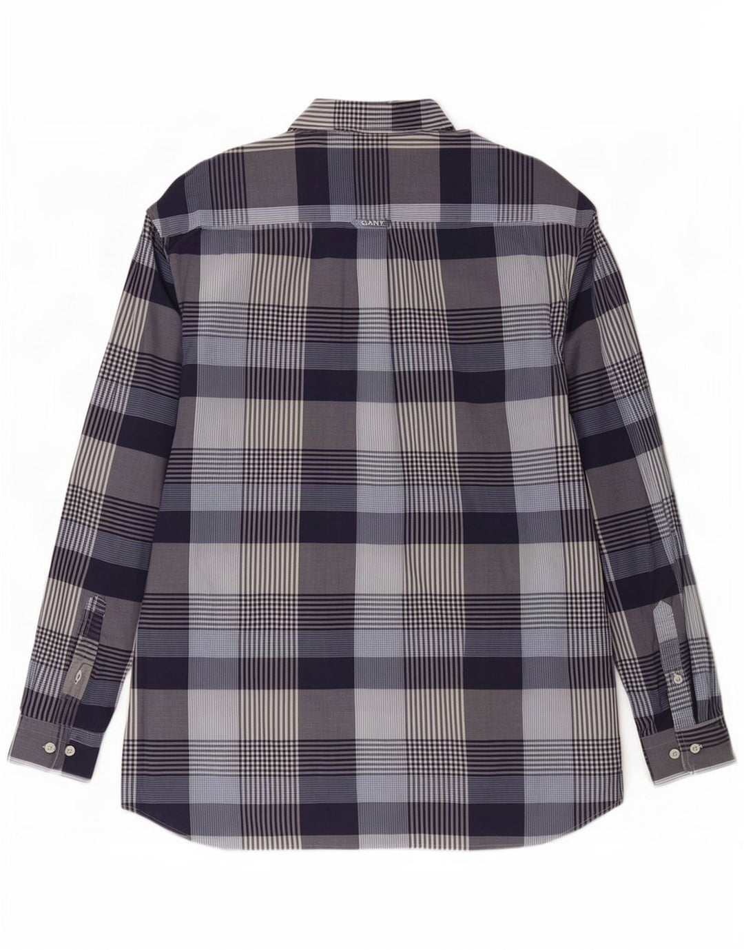 Gant Chemise Regular Fit XL Bleu Marine à Carreaux Coton