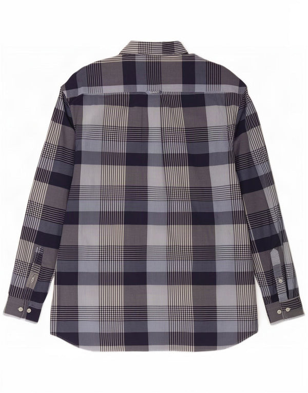 Gant Chemise Regular Fit XL Bleu Marine à Carreaux Coton