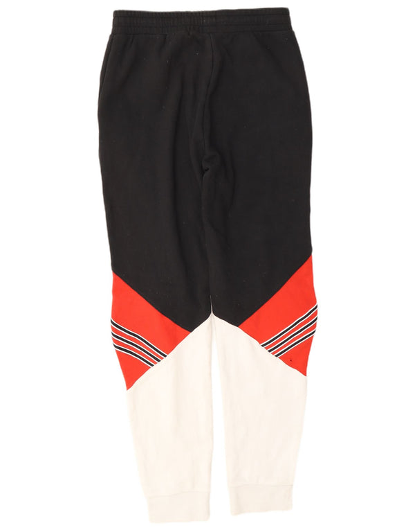 Adidas Pantalon de survêtement pour homme en coton color block noir moyen