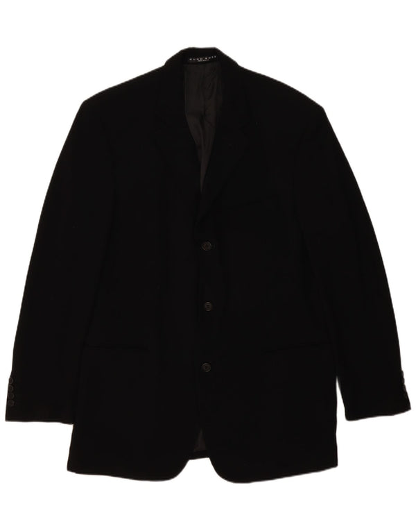 Hugo Boss Veste blazer à 3 boutons pour homme EU 54 2XL Laine noire