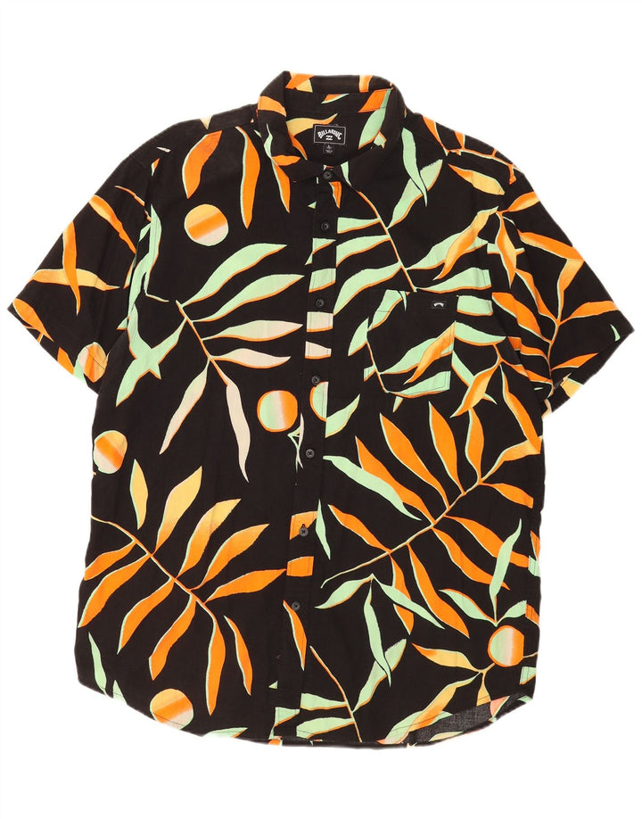 Billabong Chemise à manches courtes pour hommes Large Black Floral