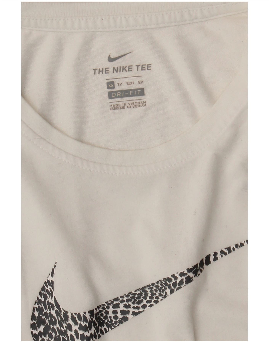 NIKE Débardeur Dri Fit Graphic pour femme UK 6 XS Blanc