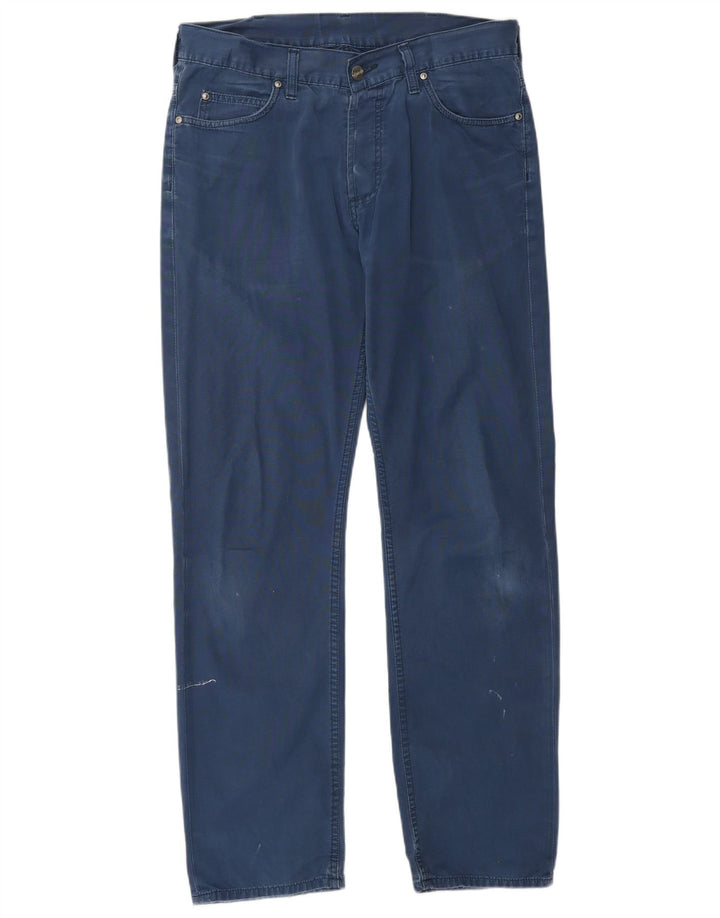 CARHARTT Pantalon décontracté droit pour homme W32 L30 Bleu