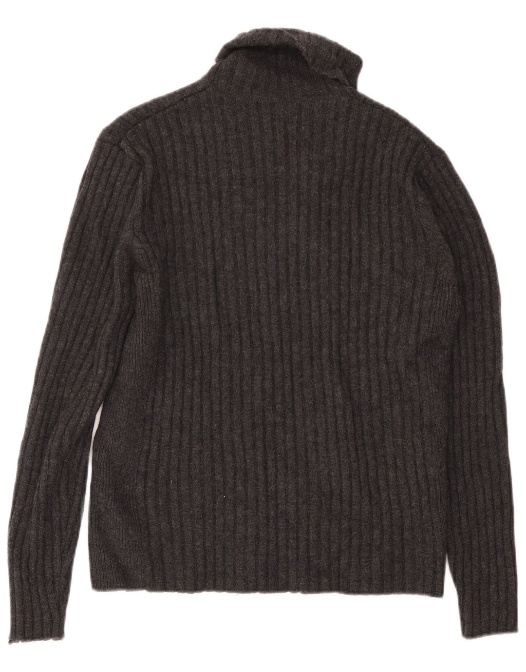 Banana Republic Pull col roulé pour homme en laine gris Taille L