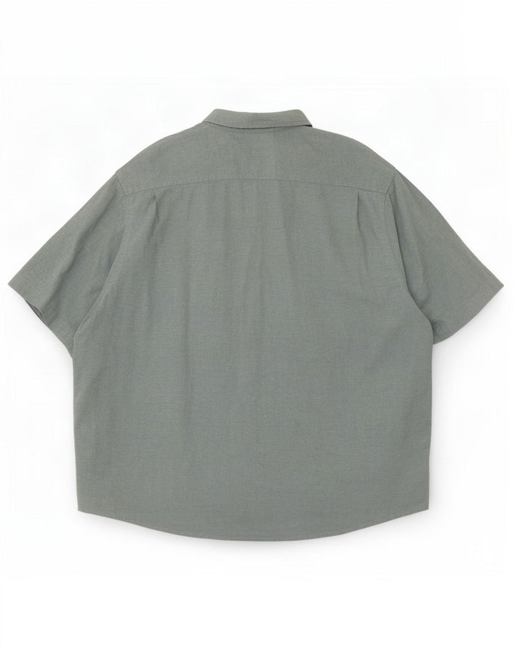 Wrangler Chemise à manches courtes pour homme 3XL Vert Coton