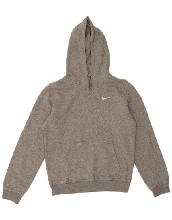 Nike Pull à capuche pour homme en coton moucheté Gris Taille S